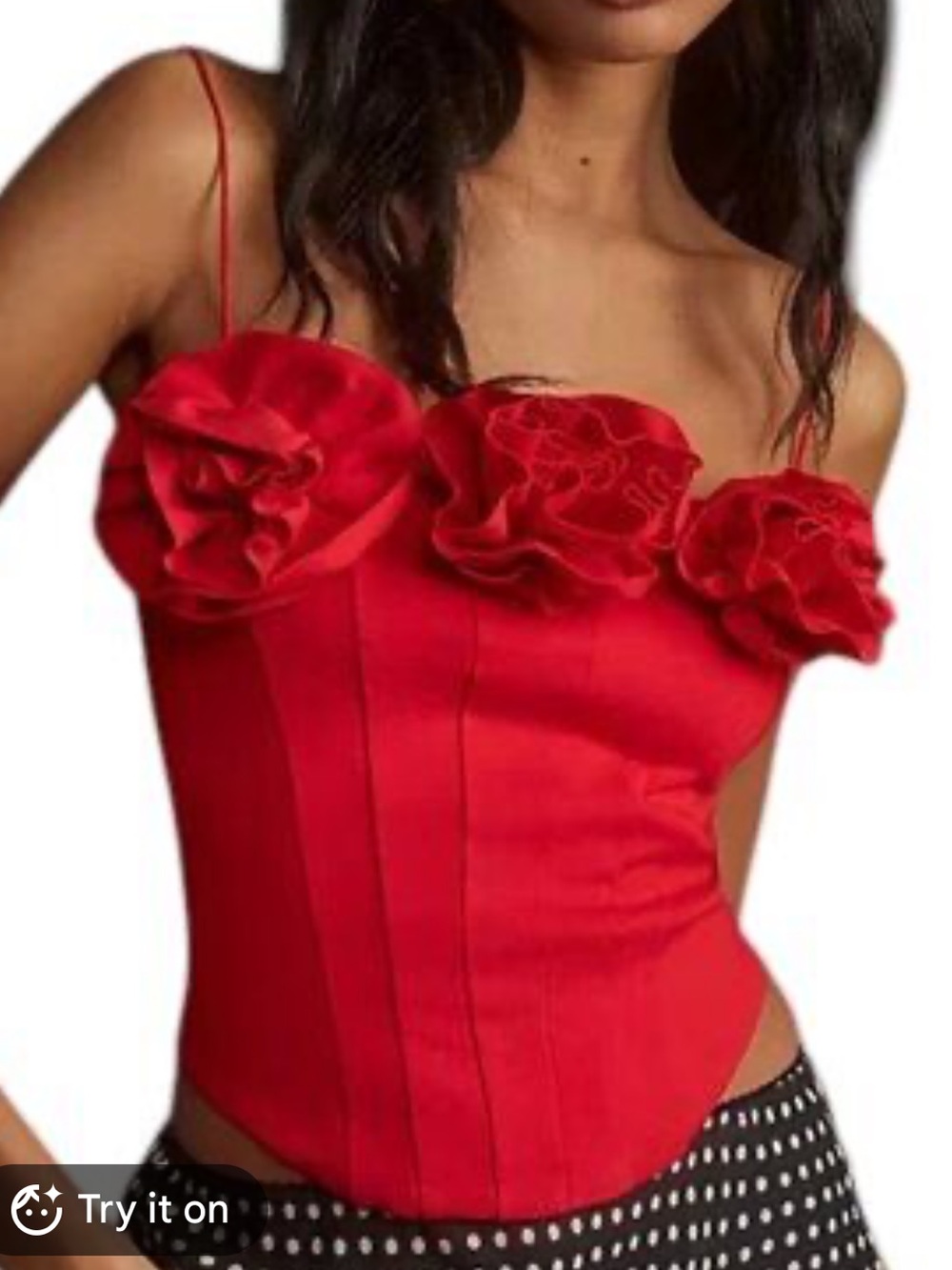 NWT Anthropologie Sunday in Brooklyn Floral Corset Top M